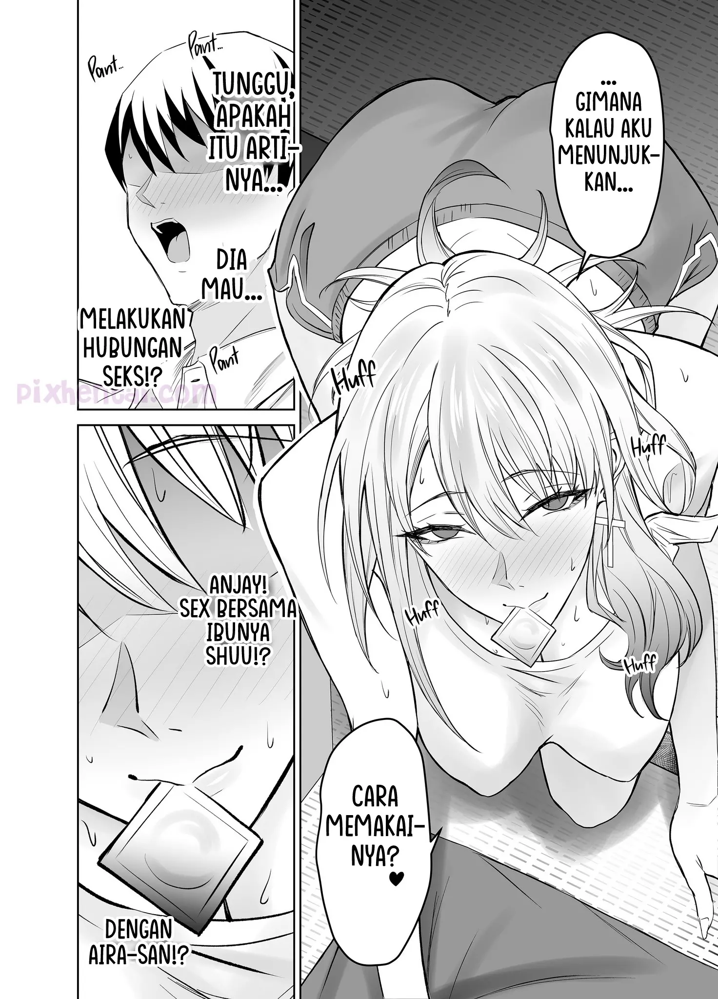 Komik hentai xxx manga sex bokep Tomodachi no Gal Mama Batsu Ichi Bakunyuu wa Musuko ni Kakurete Ore no Dekachin wo Kuimakuru 11